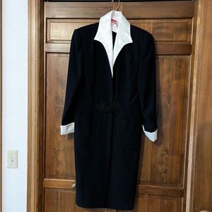 Vintage Oscar De La Renta Tuxedo dress